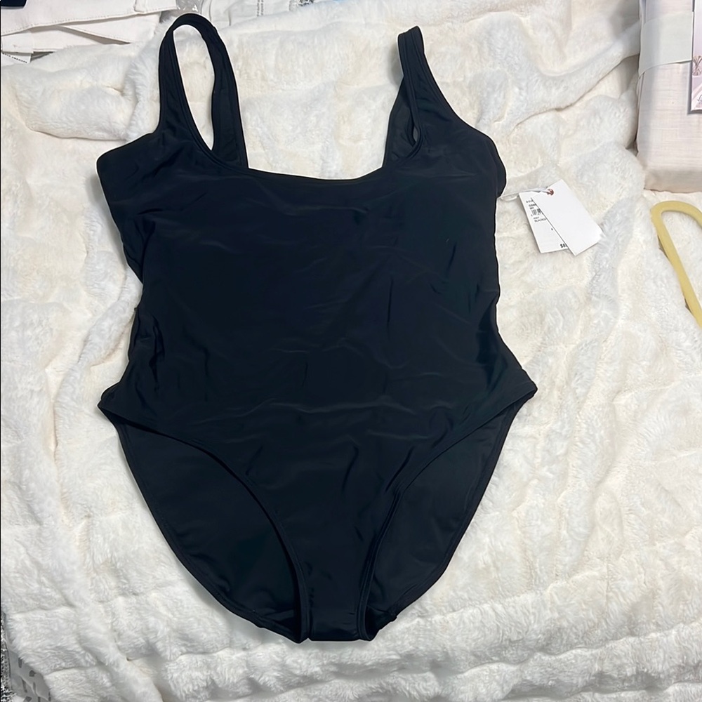 Good American Classic Black Swimsuit